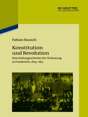 cover image of Konstitution und Revolution
